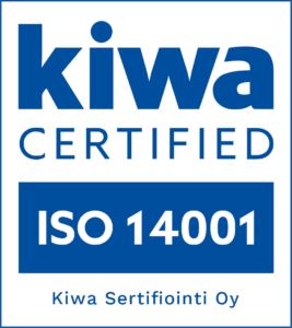 Kiwa-sertifikaatti ISO 14001